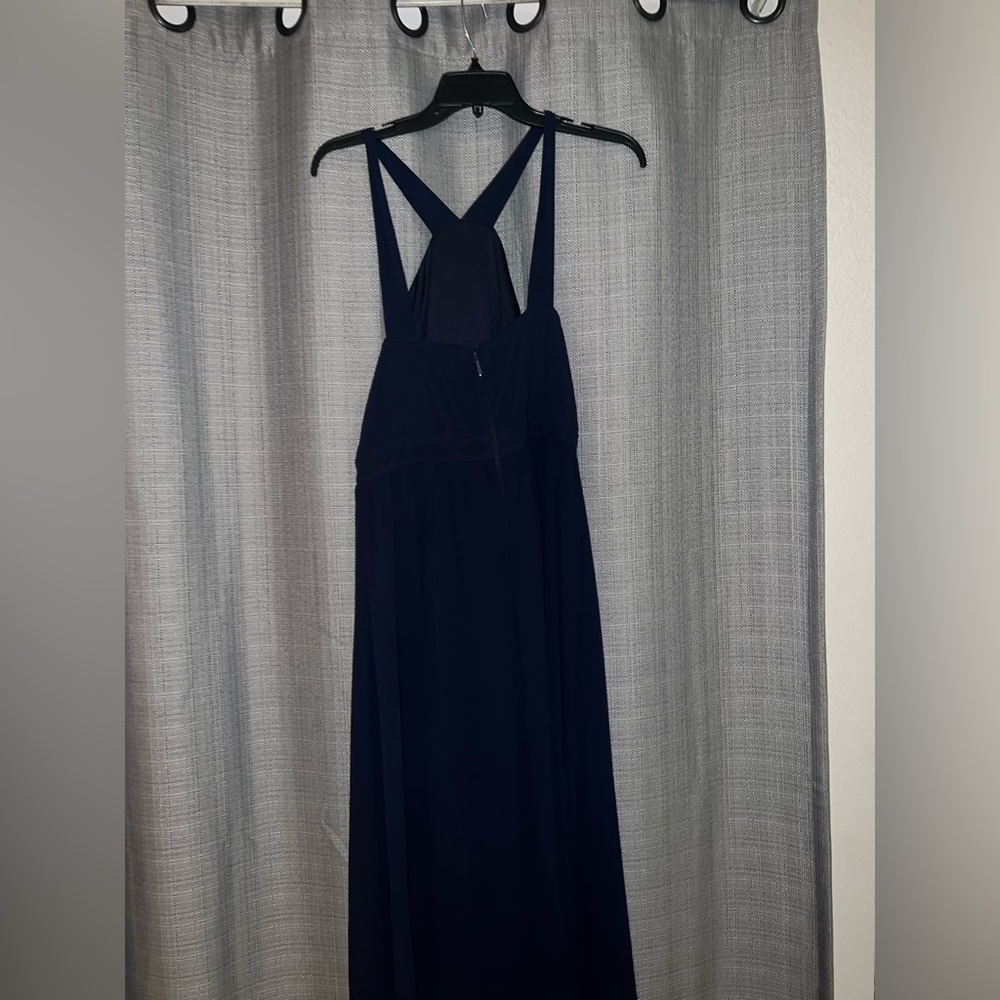 Lulus navy bridesmaid dress